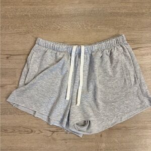 Grey lounge shorts
